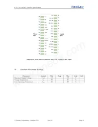 FTLX1412M3BTL Datasheet Page 3