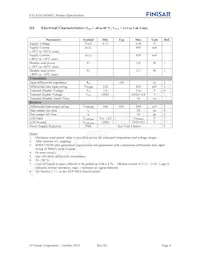 FTLX1412M3BTL Datasheet Page 4