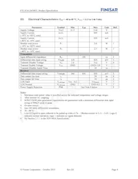 FTLX1412M3BTL Datasheet Pagina 4