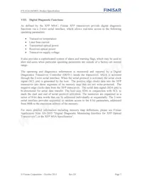 FTLX1412M3BTL Datasheet Pagina 7