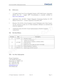 FTLX1412M3BTL Datasheet Pagina 11