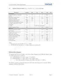 FTLX1413D3BCL Datasheet Page 5