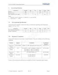 FTLX1413D3BCL Datasheet Page 6