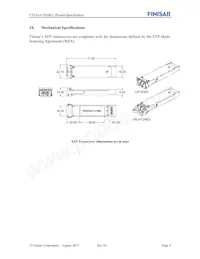 FTLX1413D3BCL Datasheet Page 8