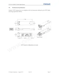 FTLX1413M3BCL Datasheet Page 8