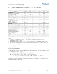 FTLX1413M3BTL Datasheet Page 5