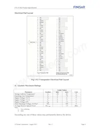 FTLX1442E2 Datasheet Pagina 4