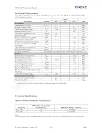 FTLX1442E2 Datasheet Page 7