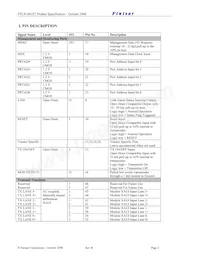 FTLX1461E2 Datasheet Pagina 2