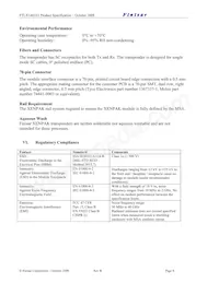 FTLX1461E2 Datasheet Pagina 8