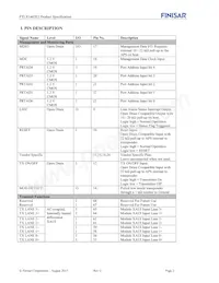 FTLX1462E2 Datasheet Pagina 2