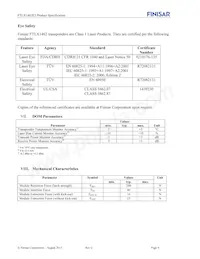 FTLX1462E2 Datasheet Page 9