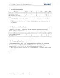 FTLX1471D3BCV Datasheet Page 6