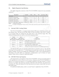 FTLX1472M3BNL 데이터 시트 페이지 7