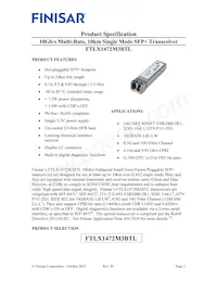 FTLX1472M3BTL Datasheet Cover