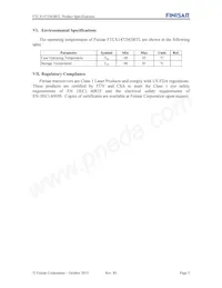 FTLX1472M3BTL Datasheet Pagina 5