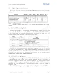 FTLX1472M3BTL Datasheet Page 7