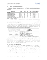 FTLX1472M3BTL Datasheet Pagina 7