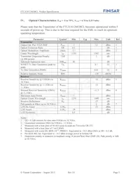FTLX1612M3BCL Datasheet Pagina 5