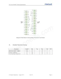 FTLX1612M3BTL Datasheet Pagina 3