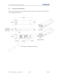 FTLX1612M3BTL Datasheet Pagina 8