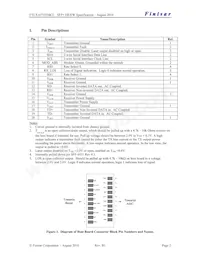 FTLX1671D3BCL Datasheet Page 2