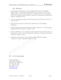 FTLX1671D3BCL Datasheet Page 11