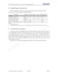 FTLX1672D3BNL Datasheet Page 7