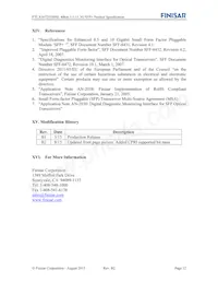 FTLX1672D3BNL Datasheet Pagina 12