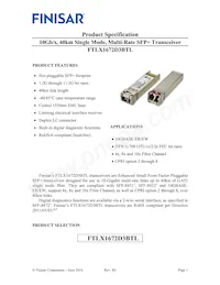 FTLX1672D3BTL Datasheet Copertura