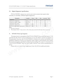 FTLX1672D3BTL Datasheet Pagina 7