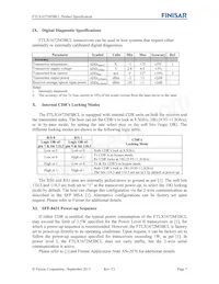 FTLX1672M3BCL Datasheet Page 7