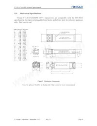 FTLX1672M3BNL Datasheet Page 8