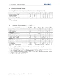 FTLX1772M3BCL Datasheet Page 3