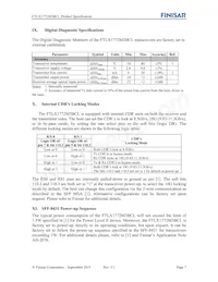 FTLX1772M3BCL Datasheet Page 7
