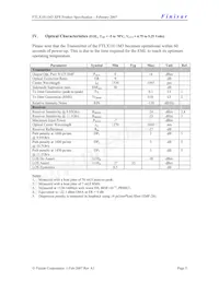 FTLX1811M3 Datasheet Page 5