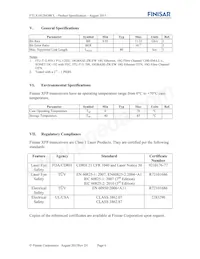 FTLX1812M3BCL Datasheet Pagina 6