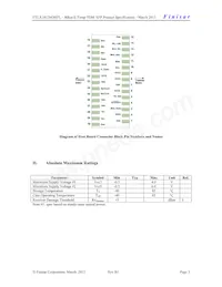 FTLX1812M3BTL Datasheet Page 3