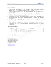 FTLX1871D3BCL Datasheet Page 12