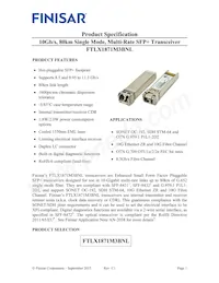 FTLX1871M3BNL Datasheet Cover