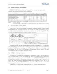 FTLX1871M3BNL Datasheet Page 7