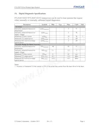 FTLX2071D327 Datasheet Page 6