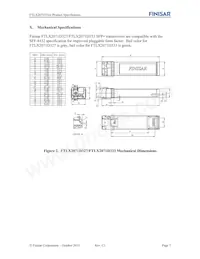 FTLX2071D327 Datasheet Page 7