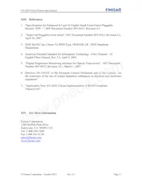 FTLX2071D327 Datasheet Page 11
