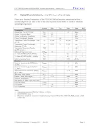 FTLX3612M361 Datasheet Page 6