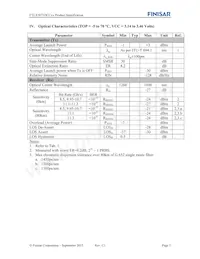 FTLX3871DCC61 Datasheet Page 5