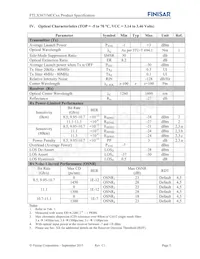 FTLX3871MCC61 Datasheet Pagina 5