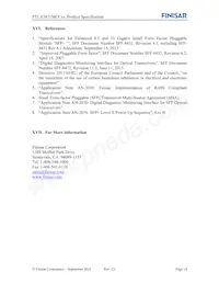 FTLX3871MCC61 Datasheet Pagina 14