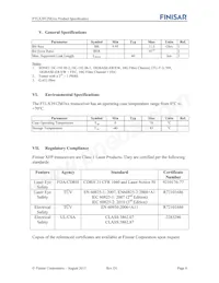 FTLX3912M361 Datasheet Page 8