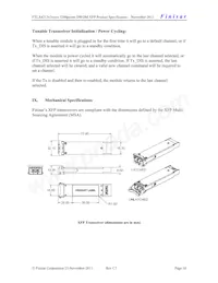 FTLX4213J3L990 Datasheet Page 10